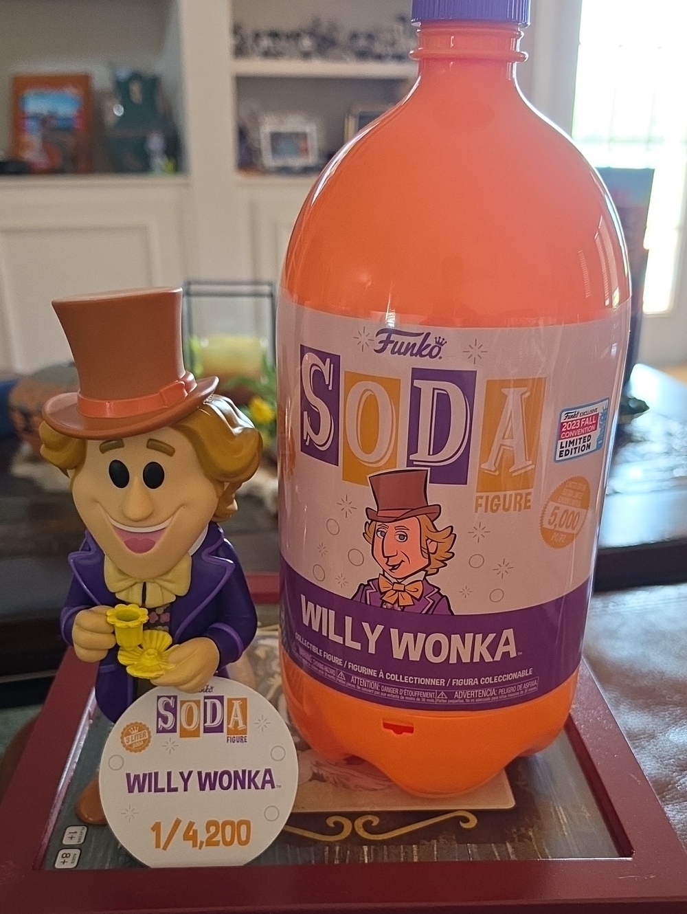 Funko Willy Wonka Soda Figure - Orange, Purple & Tan
